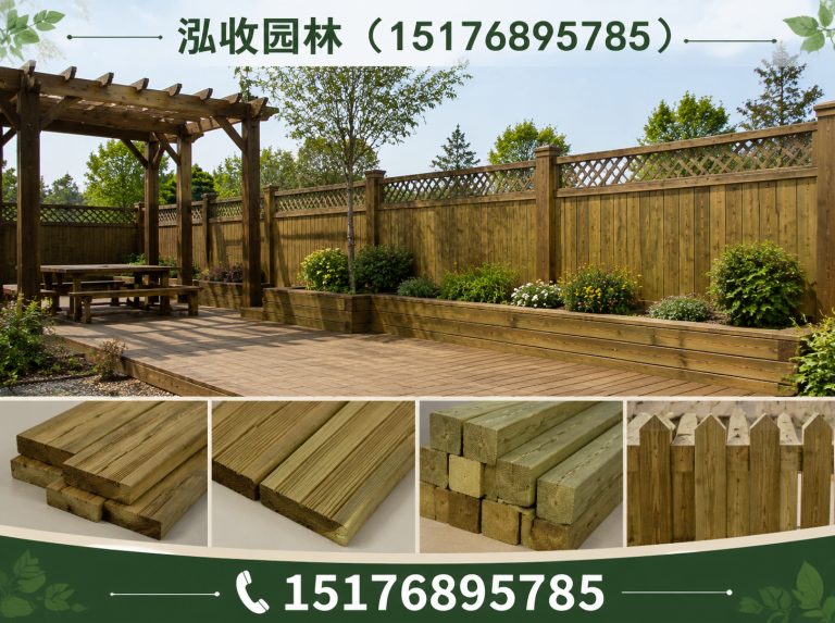 神农架防腐木展示图